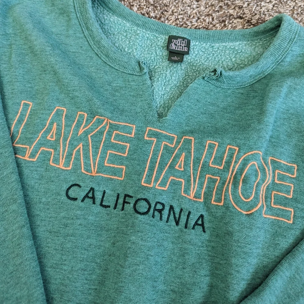 Distressed Neck Pullover - Picture 2 of 4